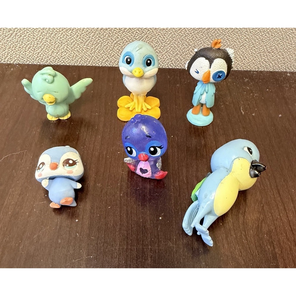 Mixed Lot Of 6 Birds Bird Toy Action Figures